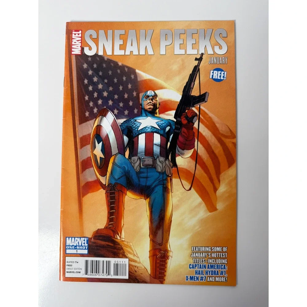 Marvel Sneak Peeks January 2011 Captain America Hail Hydra X-Men One-Shot 1